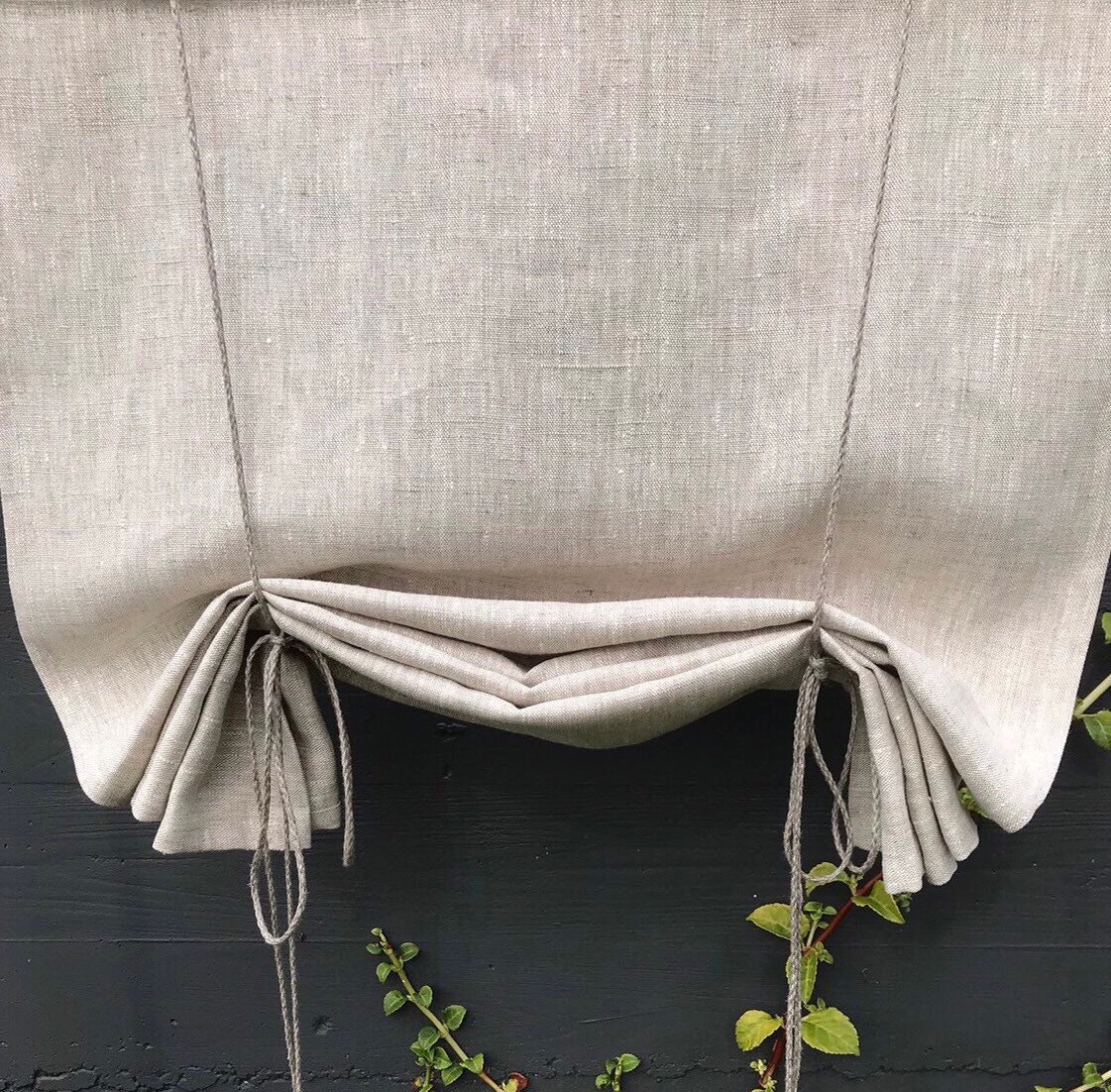 Window Blind OSLO / Roll up Blind / Tie up Blind / Swedish Etsy Canada