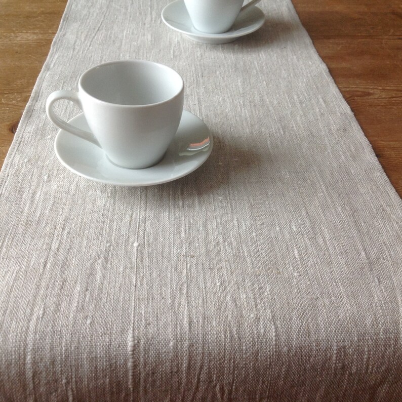 Linen table runner / linen runner / rustic linen runner Etsy