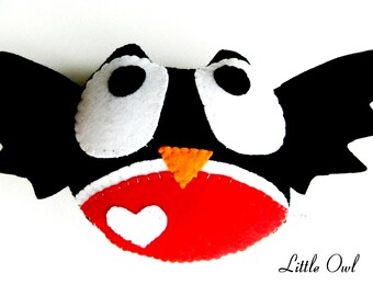 Cute Felt Bat Olie Home Decoration Owl / Toy