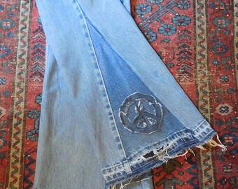 levis big bell bottom jeans mens