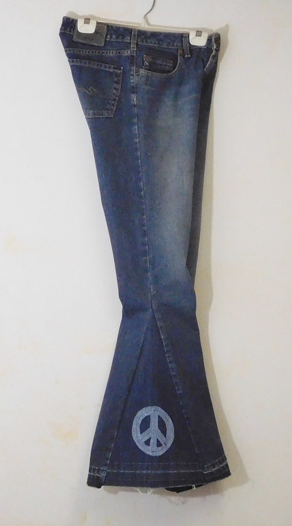mens bell bottom jeans uk