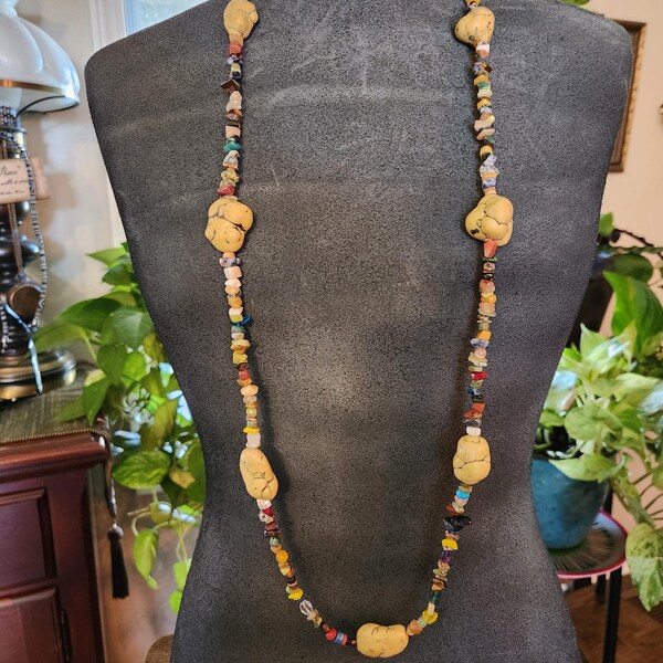 Big Stone Pendant Necklace main image 0