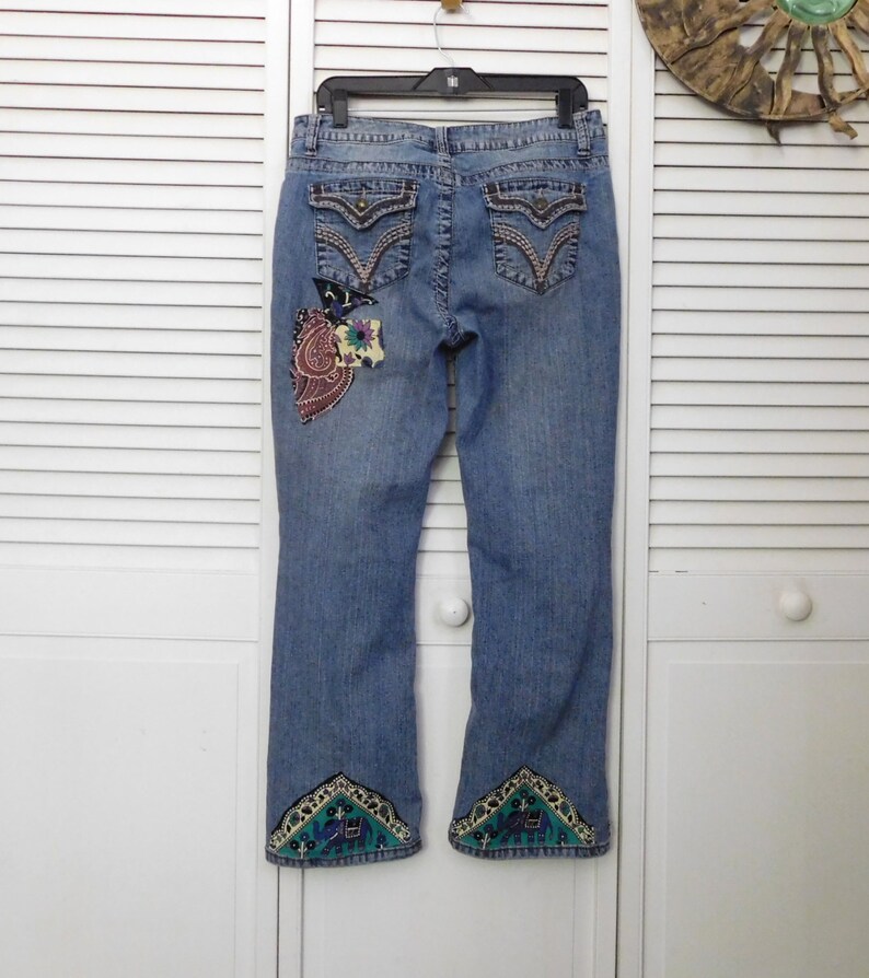 size 10 jean waist in inches