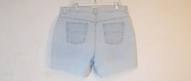 Patchwork Jean Shorts Bleached Jean Shorts Jean Shorts with Patches Jean Shorts for Women Blue Jean Cut OffsSale