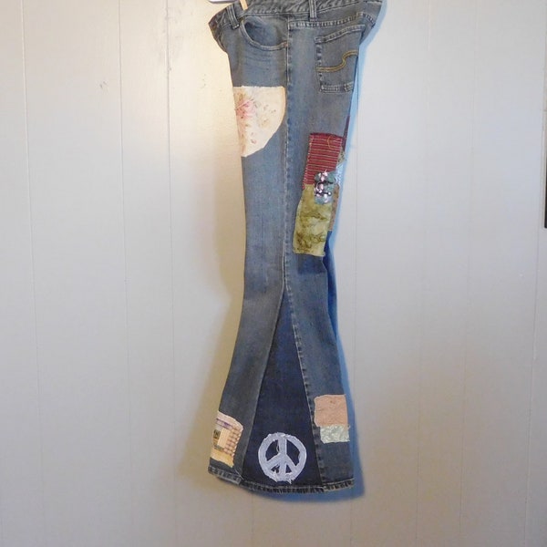 Bell Bottom Jeans - Etsy