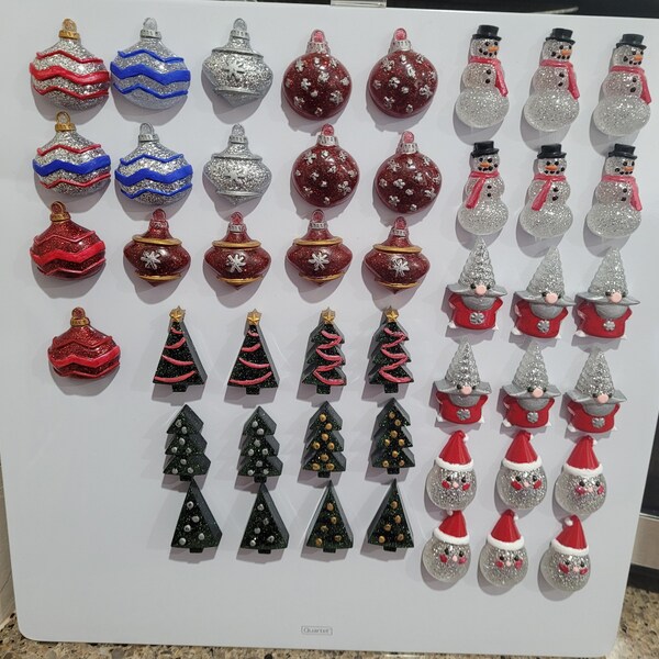 Christmas Resin Magnets - Handmade