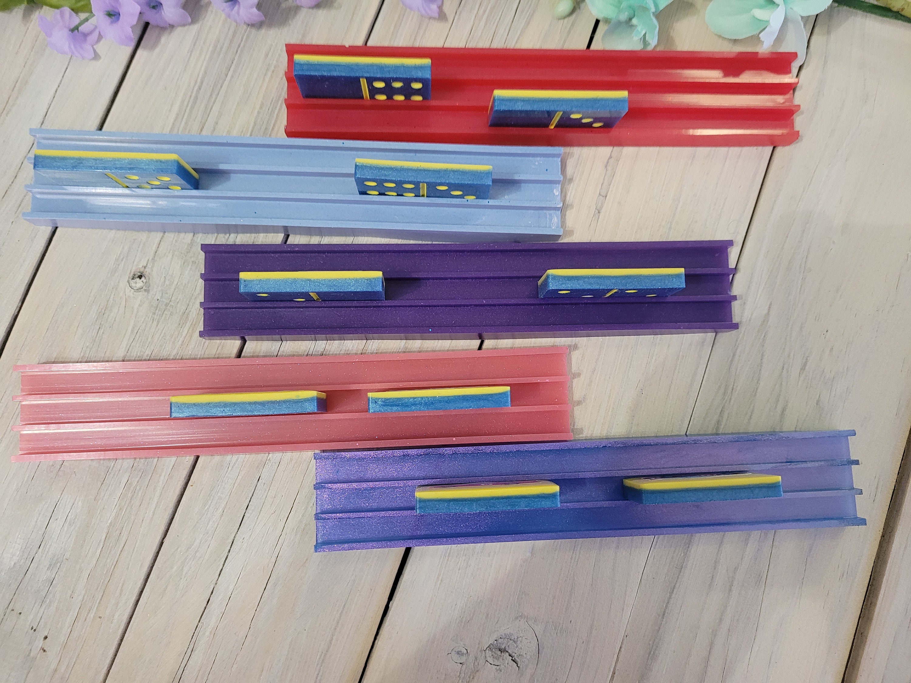 Rubber Domino Racks Custom Resin Domino Rack / Stand(s) - Etsy