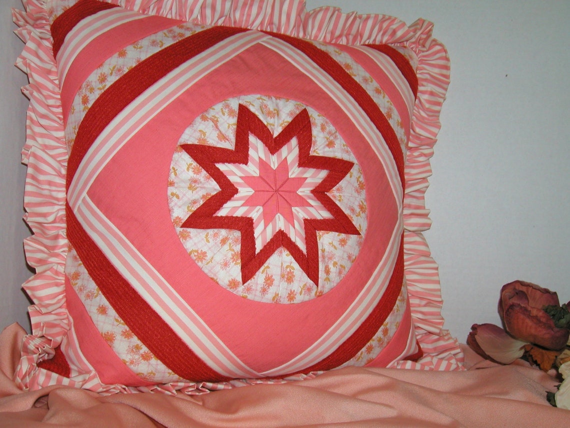 Folded Star Pillow Etsy