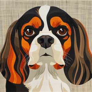 Cavalier King Charles Spaniel Printable Digital Download