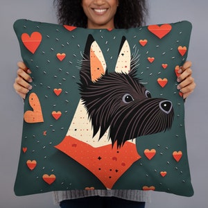 Scottie Dog Pillow