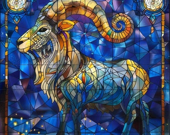 Descarga digital imprimible del Zodíaco Aries