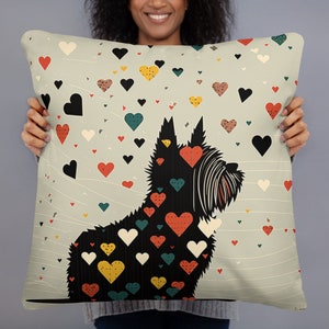 Scottie Dog Pillow Scottish Terrier