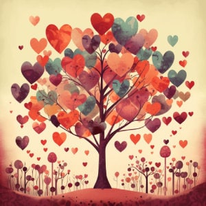 Tree of Love Printable Digital Download