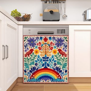 Rainbow Dishwasher Magnet Cover