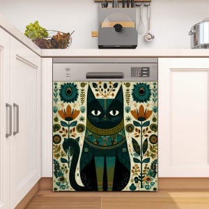 Cat Dishwasher Magnet Cover