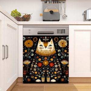 Cat Dishwasher Magnet Cover