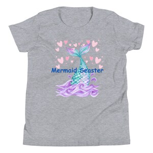 Meerjungfrau Seaster Jugend Kurzarm T-Shirt Meerjungfrau Schwester Tshirt
