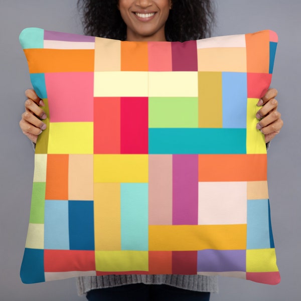 Color Block Pillow