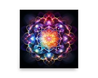 Yoga Studio Poster cho ku rei chakra healing energy