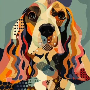 Cocker Spaniel druckbare digitaler Download