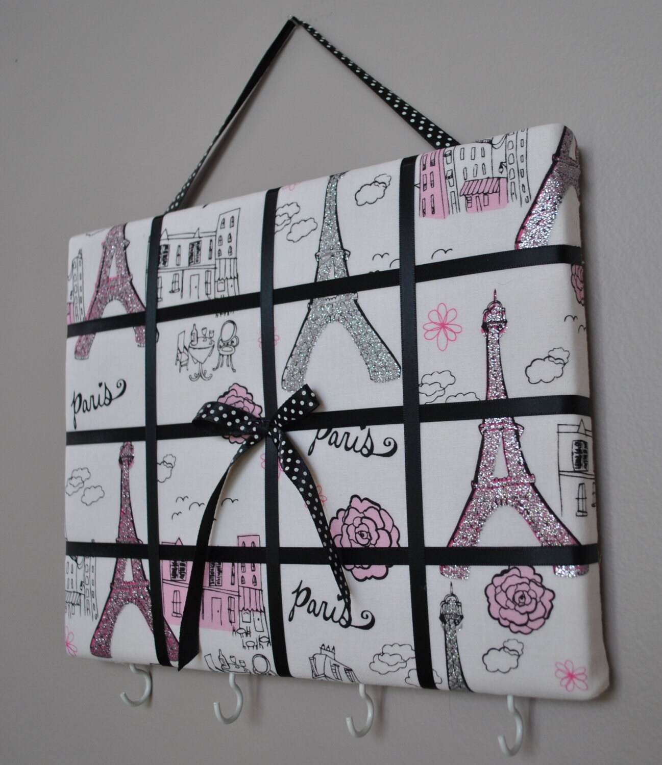 Memo board key holder memory board vision board fabric Etsy