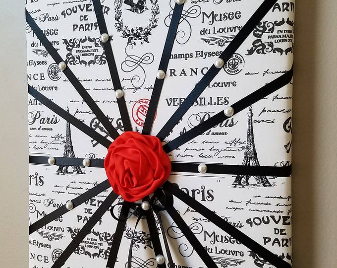 Paris Memo Board Key Holder Memory Board Vision Board Etsy