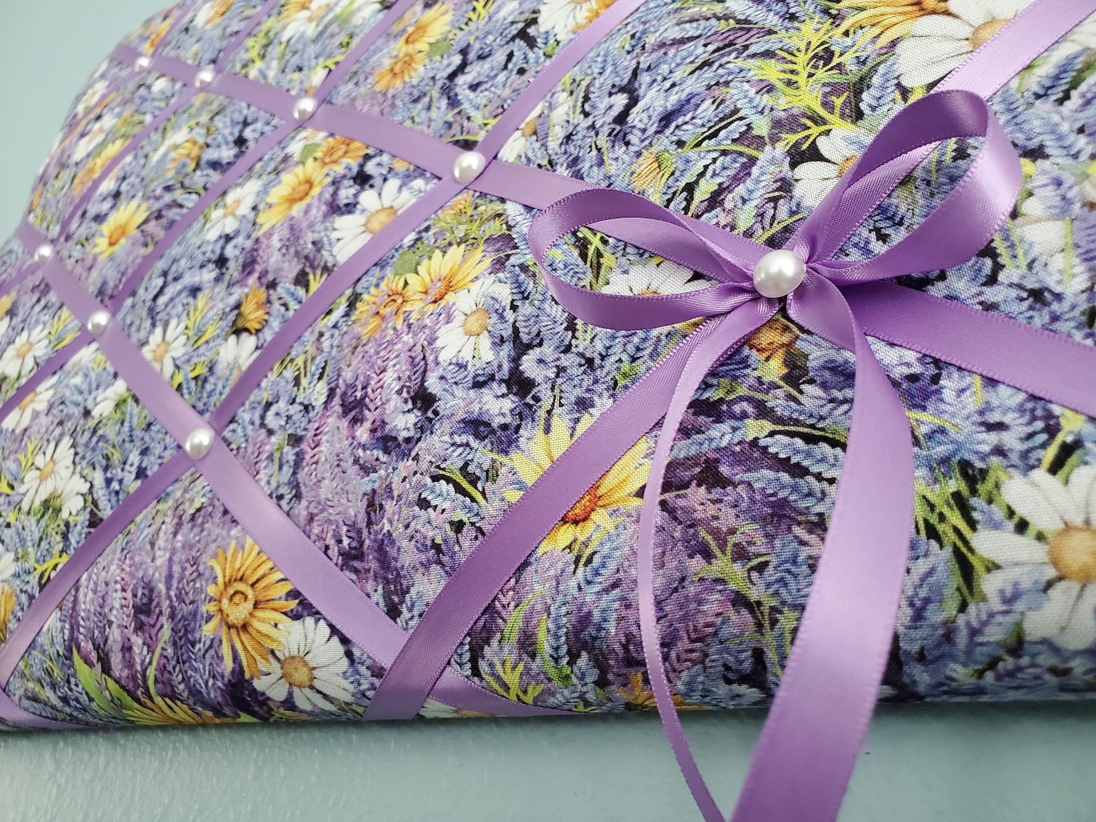Lavender Field Themed Fabric Memo / Photo / Vision Board Etsy