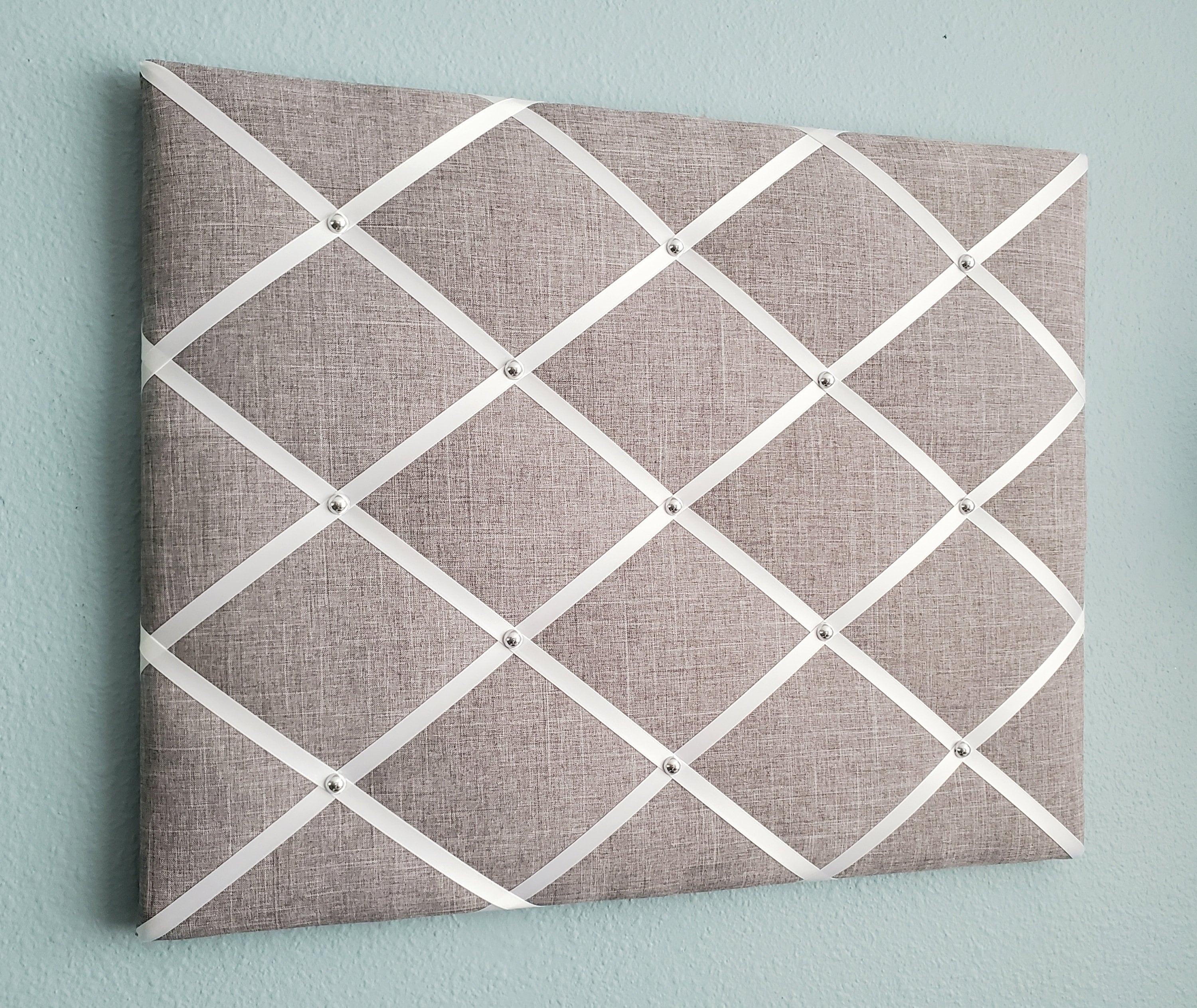 Mémo En tissu gris/Photo