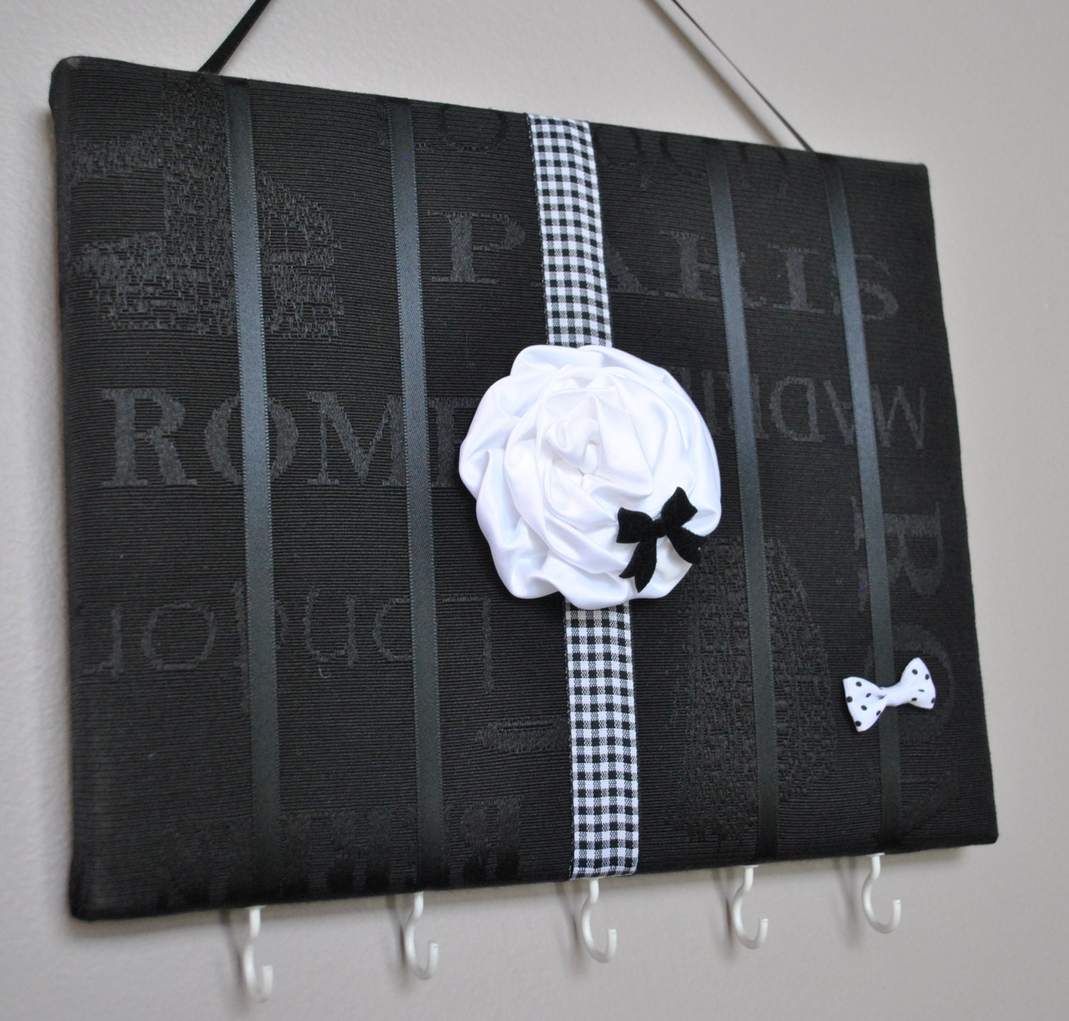 Memo board key holder memory board vision board fabric