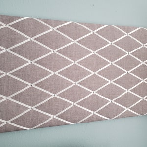 Large grey fabric memo / photo / vision board