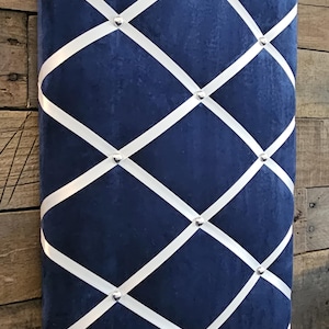 12x24in navy blue velvet memo, photo, vision board