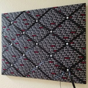 Love script fabric memo / photo / vision board