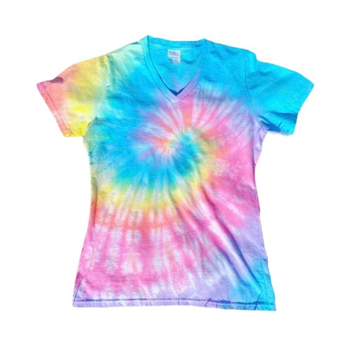 V-neck Pastel Tie Dye T Shirt Tiedye | Etsy