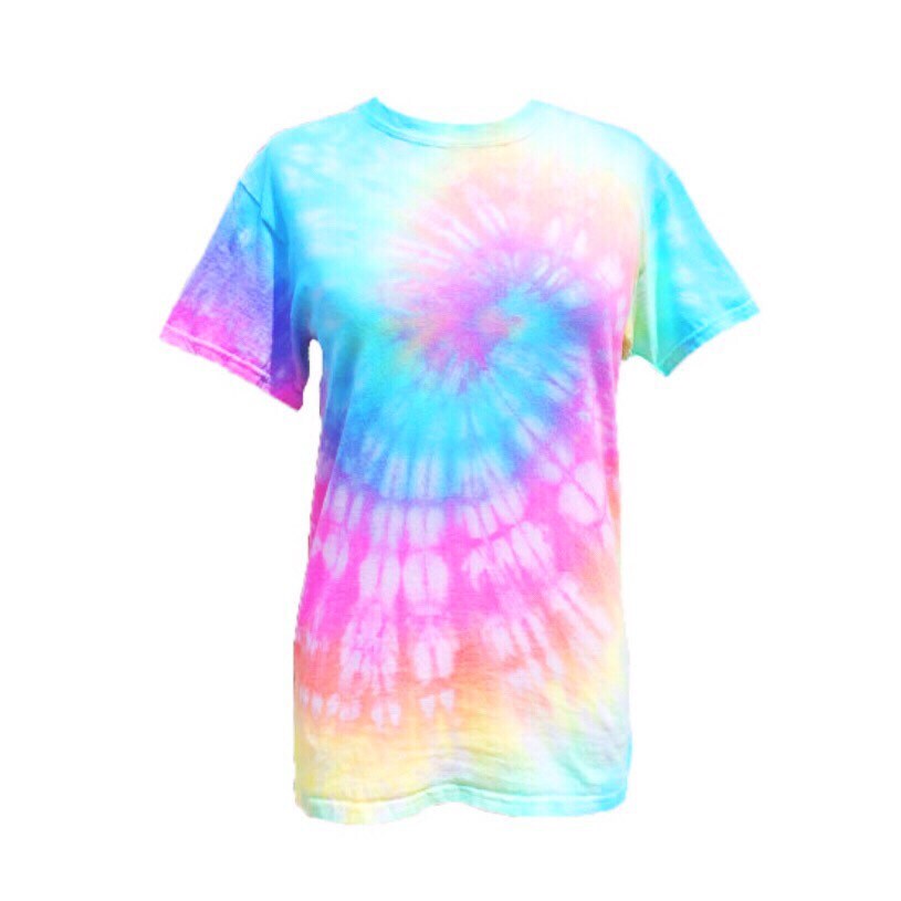 pastel tie dye t shirt