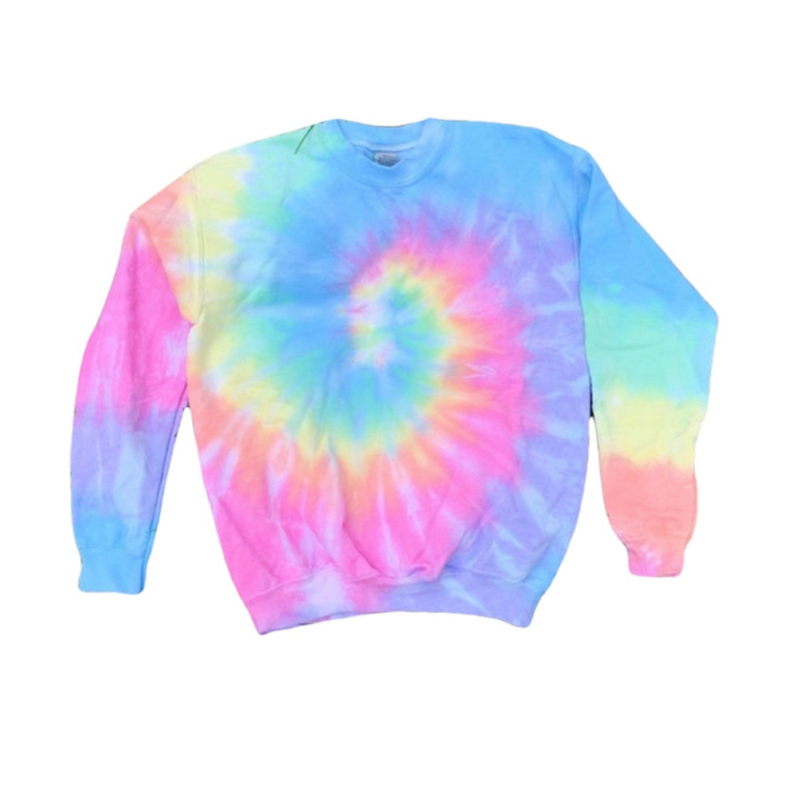 pastel tie dye sweatshirt