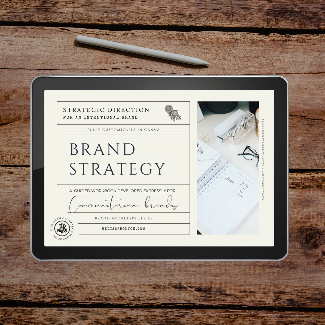 Communitarian / Girl Next Door Archetype DIY Brand Strategy Etsy