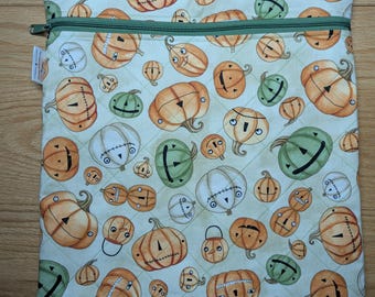 Pumpkin Jumble Green Zipper