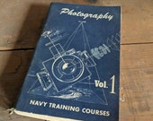 Photography Navy Training Course Book Military Armed Forces Veteran