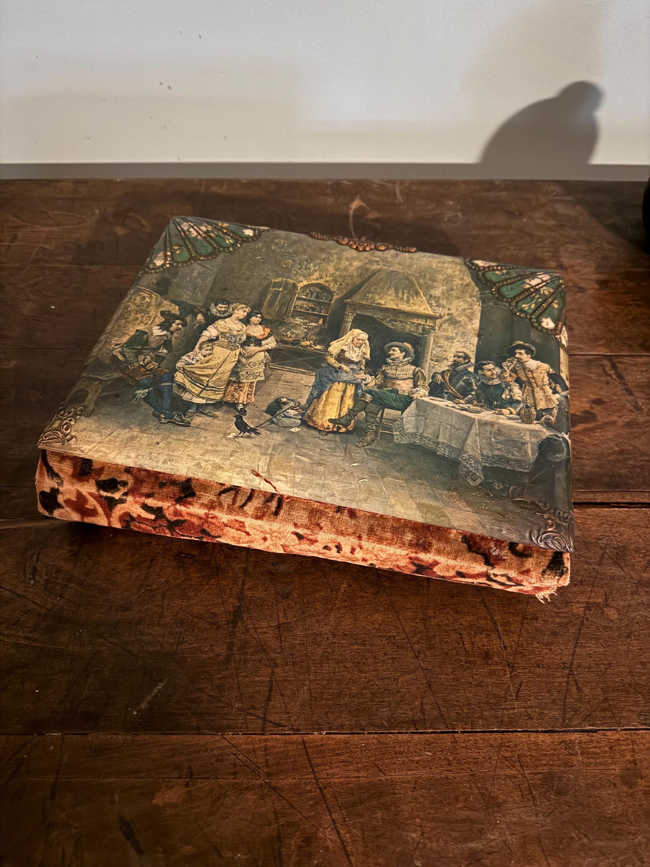 Antique Victorian Scrapbook Album 1800s Ephemera & Advertising Trade Card Collection Decoupage Memory Book Paper Collectible