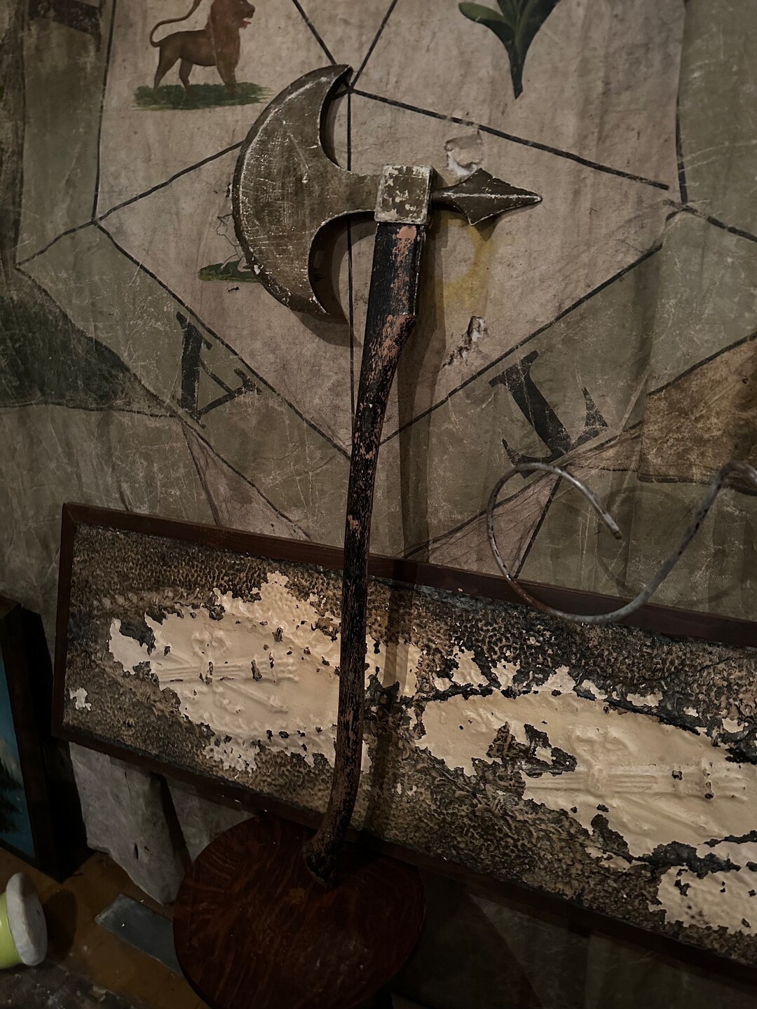 Antique 1900s Axe Knight Sign Knights Lodge Fraternal Masonic - Etsy