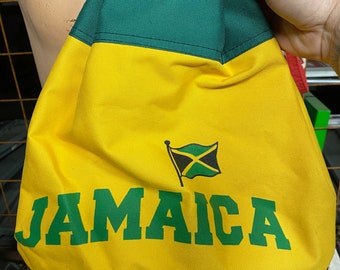 1990s Jamaica Bag Backpack Vintage Usain Bolt