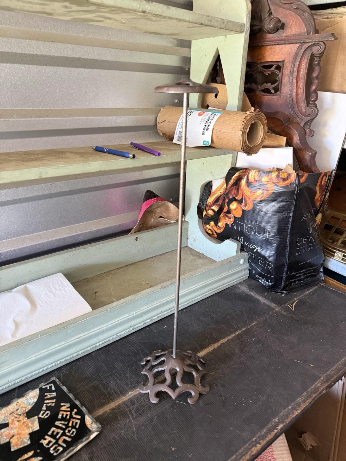 Antique Cast Iron Hat Stand - Etsy