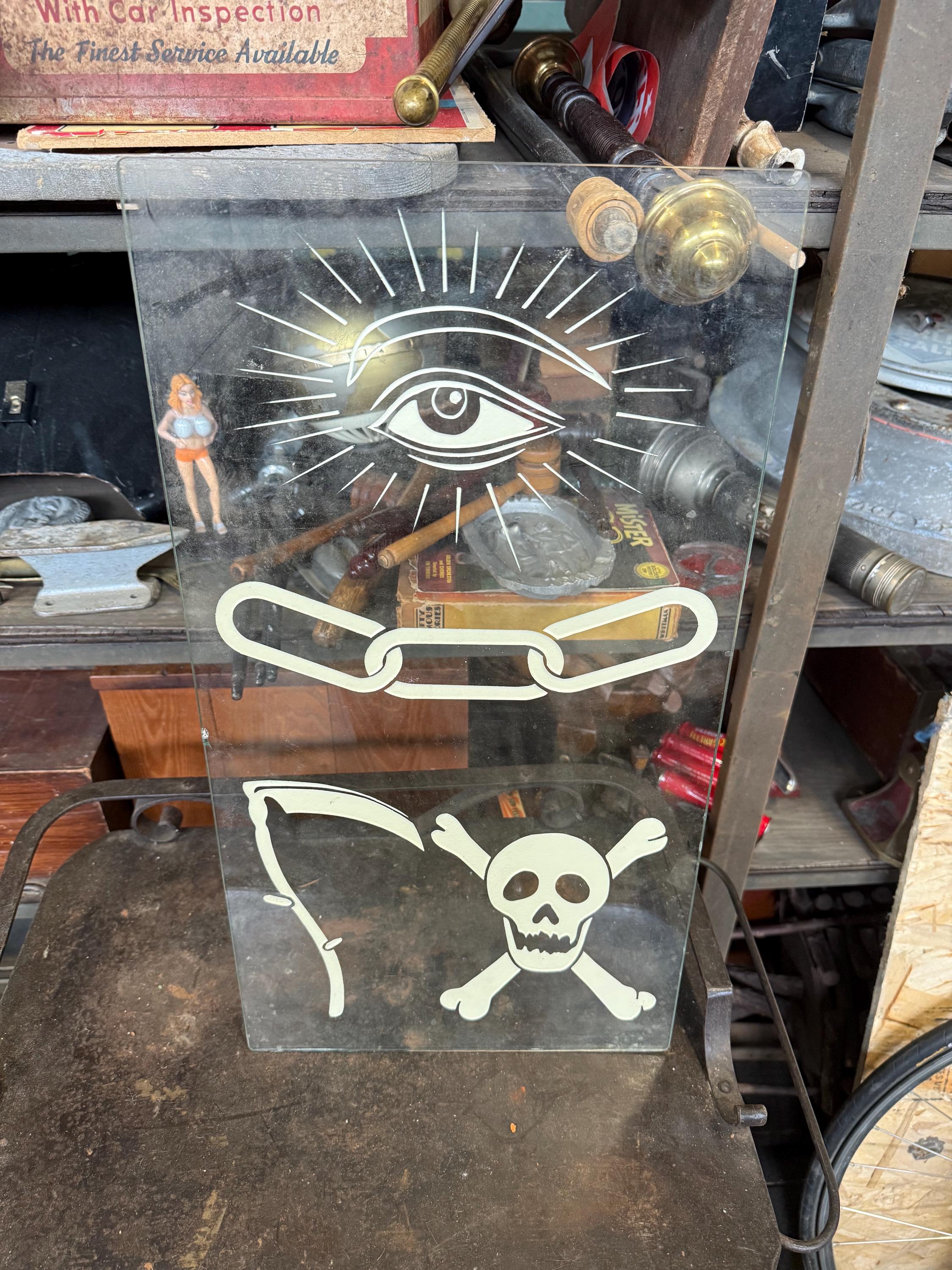 1904s'アンティークビンテージ スカル オブジェ AB HIMES est Vintage Odd Fellows Skeleton - Etsy