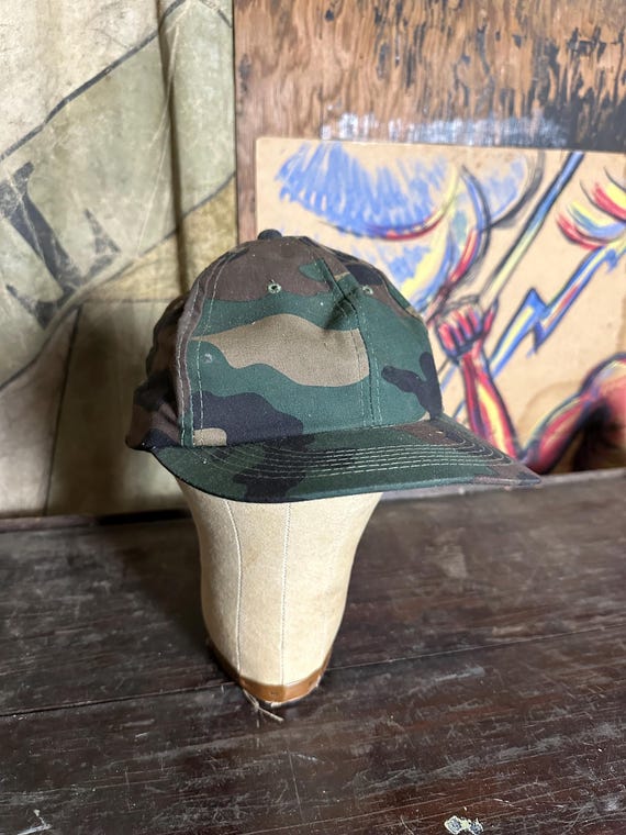 RRL Tiger Camo Bucket Army Hat（Vietnam Tiger Stripe Boonie Hat）
