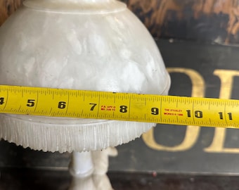 1960年代 アラバスター 女性 ランプ アート 彫像 女の子 ビクトリア朝