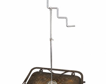 Vintage Industrial Z Rack Display Stand | Haberdashery Store Display | Jewelry Counter Rack | Mercantile Retail Fixture | Primitive Industri