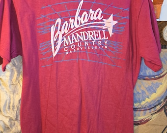 Vintage 80s 90s Barbara Mandrell Country Music T-Shirt Nashville TN Concert Tour