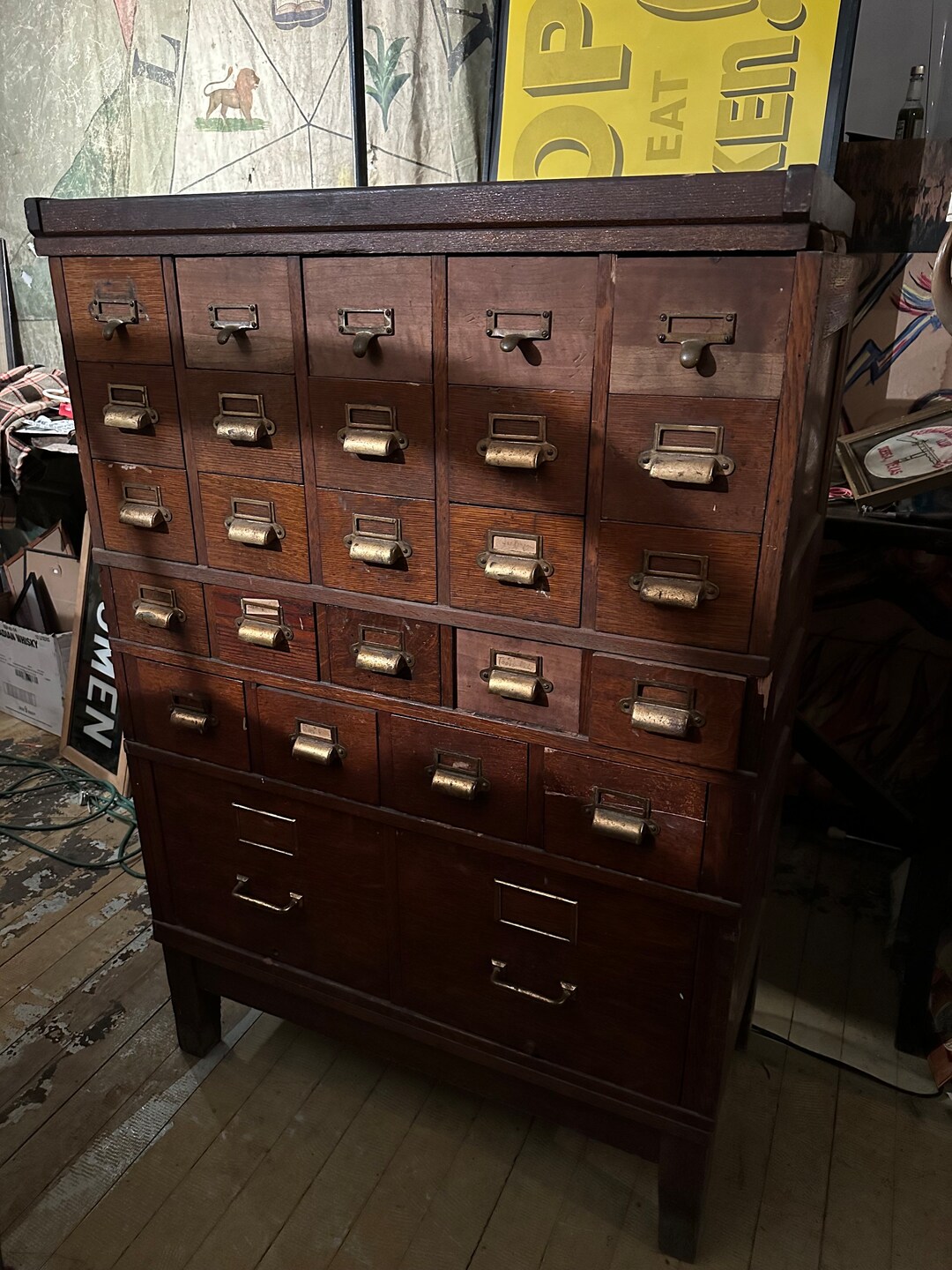 1920s File Apothecary Industrial Card Catalog Office Etsy