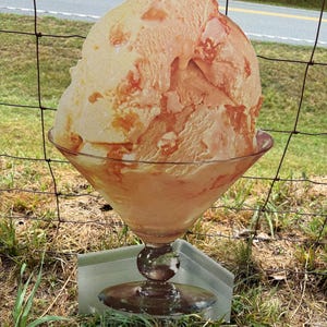1950s Ice Cream Sundae Die Cut Cardboard Sign-Retro Diner Soda Fountain Decor