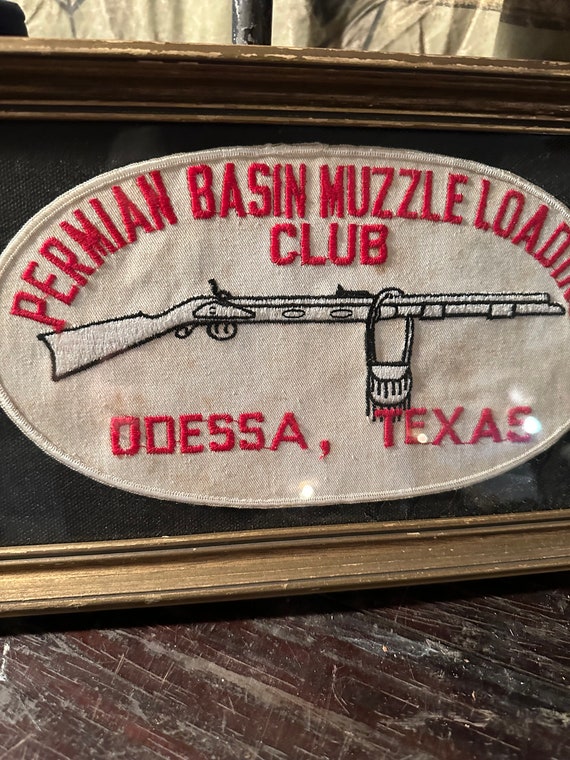 VTG Odessa Texas Muzzle Loaders Jacket Patch NRA … - image 2